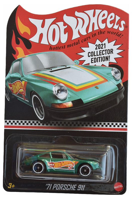 Hot Wheels '71 Porsche 911, [Green] 2021 Collector Edition