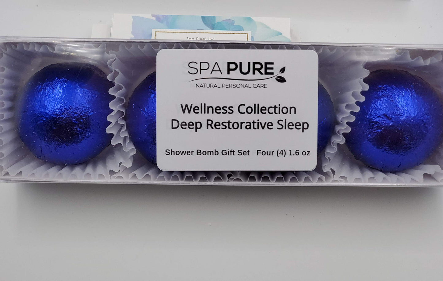 Spa Pure DEEP Restorative Sleep Aromatherapy Shower Steamers Bombs - Shower Bombs with Essential Oils - Unisex Bath Melts - Self Care and Relaxation…