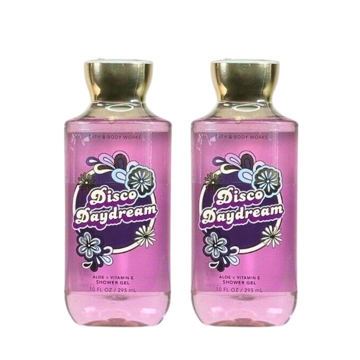 Bath & Body Works Shower Gel, Gift Set of 2, 10oz Each (Disco Daydream)
