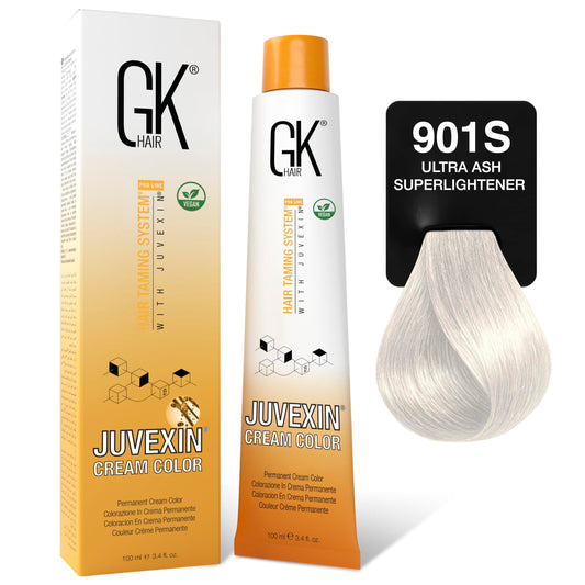 GK HAIR Global Keratin Professional Hair Color Cream Tube (3.4 Fl Oz/100ml) Nourishing & Cleansing Colors for Styling High Performance Long Lasting Beauty & Personal Care GK HAIR