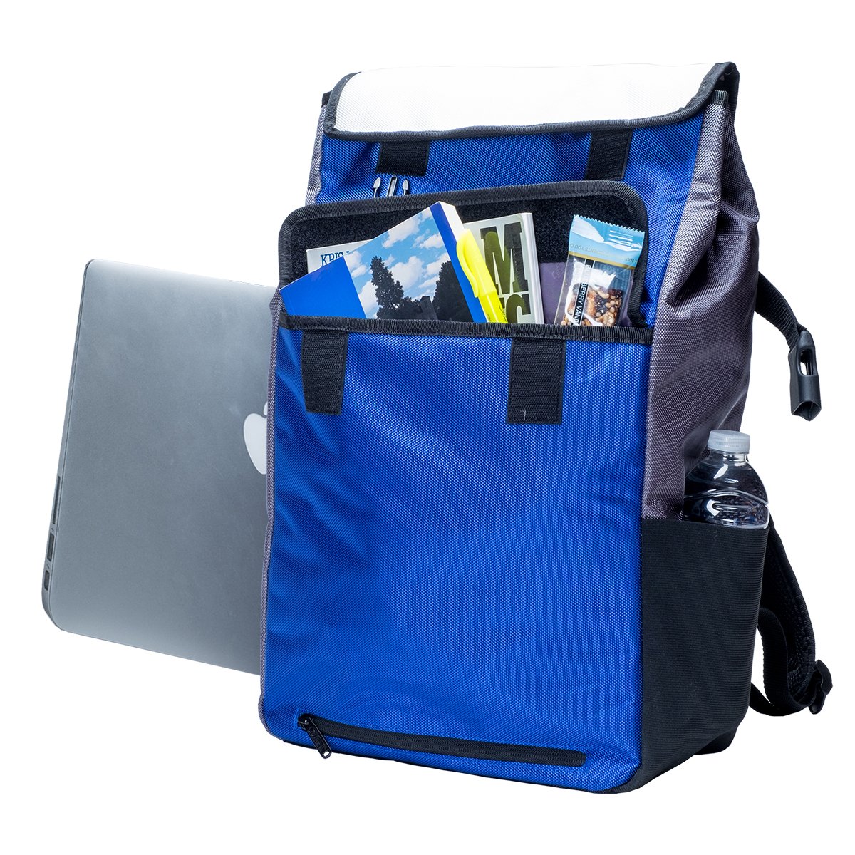 Case-It Laptop Backpack 2.0 with Hide-Away Binder Holder, Fits 13 Inch and Some 15 Inch Laptops, Magenta (BKP-202-MAG)