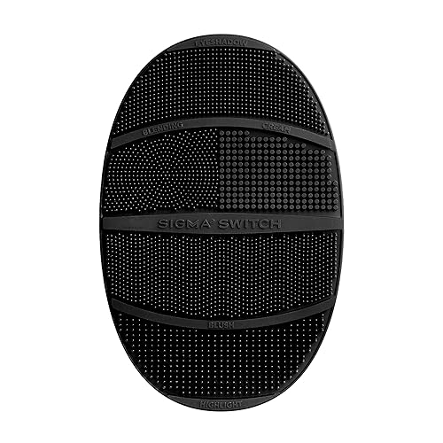 Sigma Switch by Sigma Beauty - Silicone Makeup Brush Cleaner for Switching Shades and Pigments, Switch Cleaning Mat for Superior Makeup Brush Cleaning
