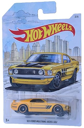 Hot Wheels Detroit Muscle '69 Ford Mustang Boss 302 Diecast Car