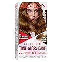 Revlon ColorSilk Tone + Gloss + Care Demi Permanent Hair Color, Dye Kit with Leave-In Scalp and Haircare Serum, 2x Shinier, 4x Stronger, 6G Light