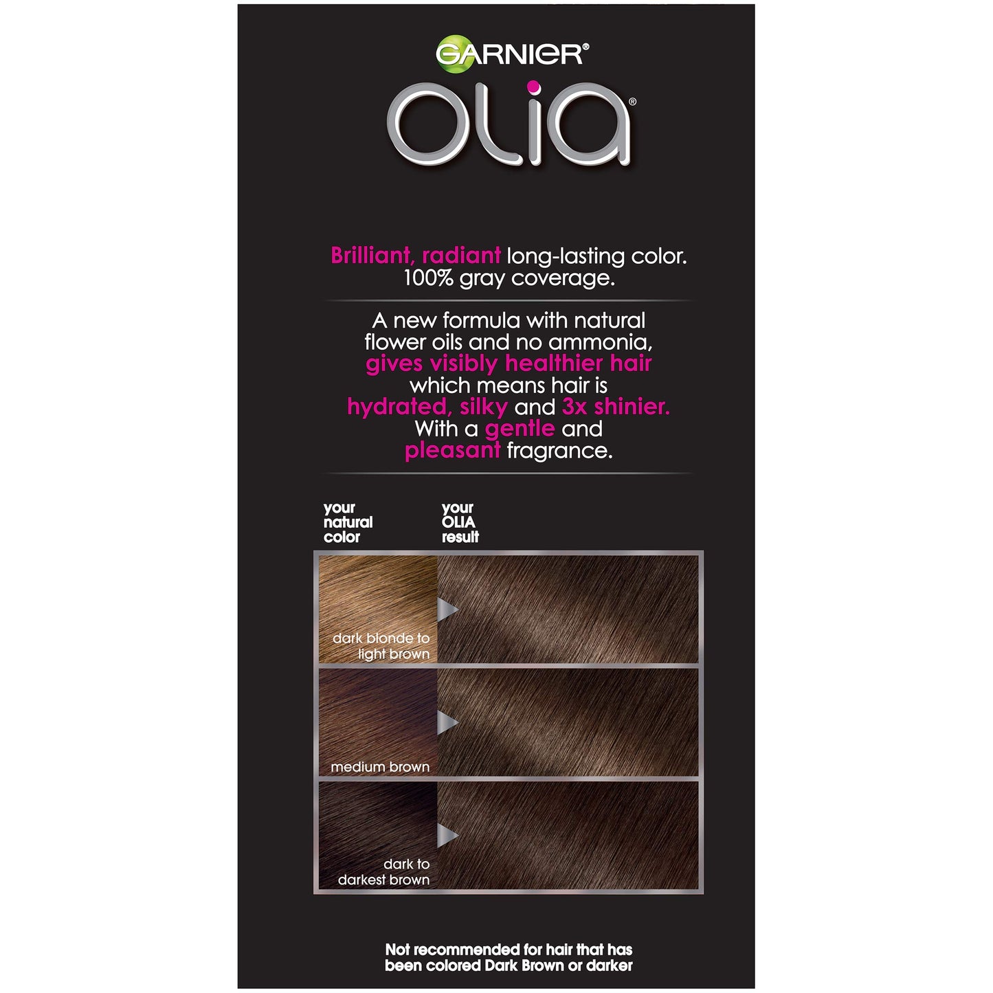 Garnier Olia Ammonia-Free Brilliant Color Oil-Rich Permanent Hair Color, 5.03 Medium Neutral Brown (Pack of 1) Brown Hair Dye