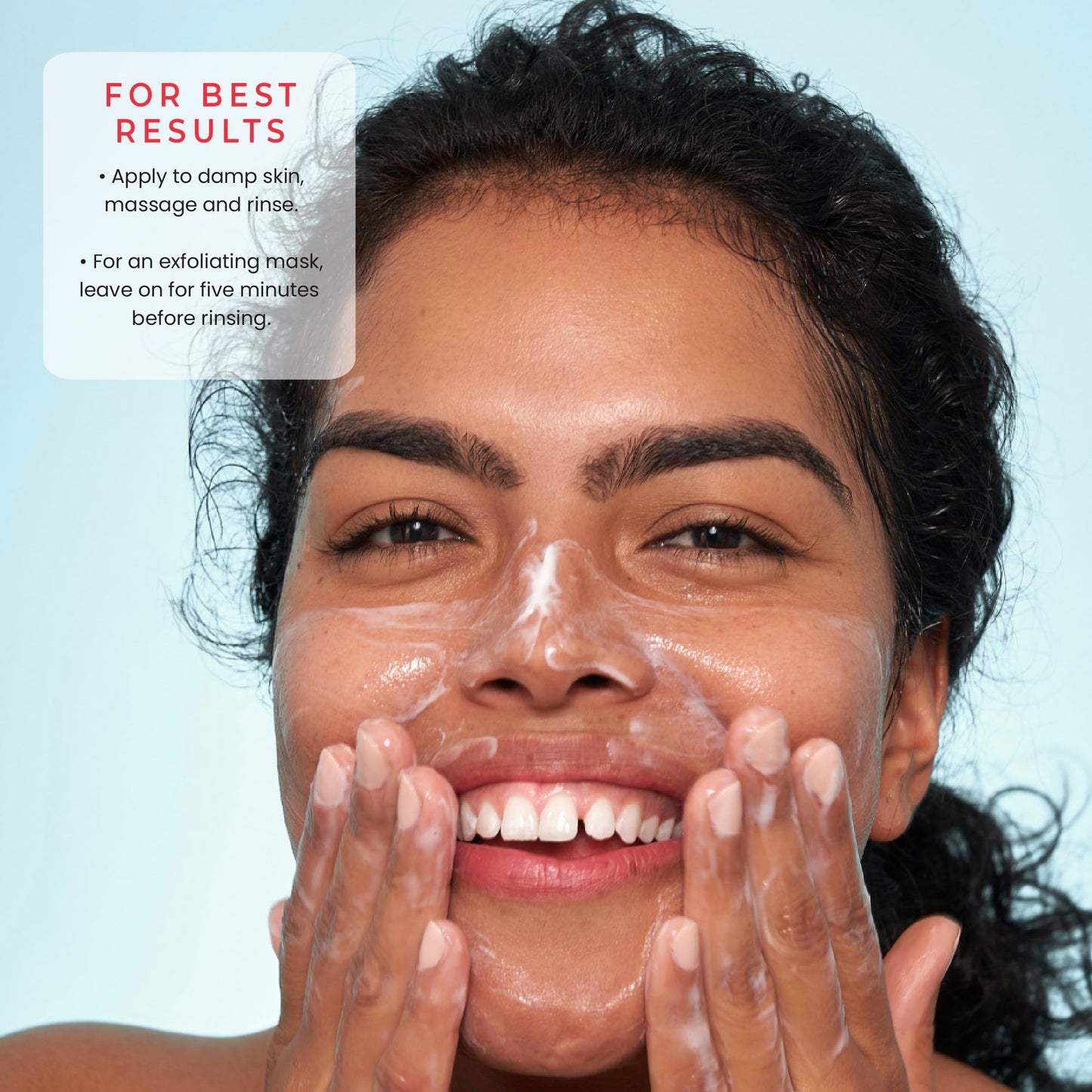 Indie Lee Brightening Facial Cleanser - Daily Hydrating Cleanser, Makeup Remover & Exfoliating Face Mask to Brighten, Firm & Protect Dry Skin - Clean