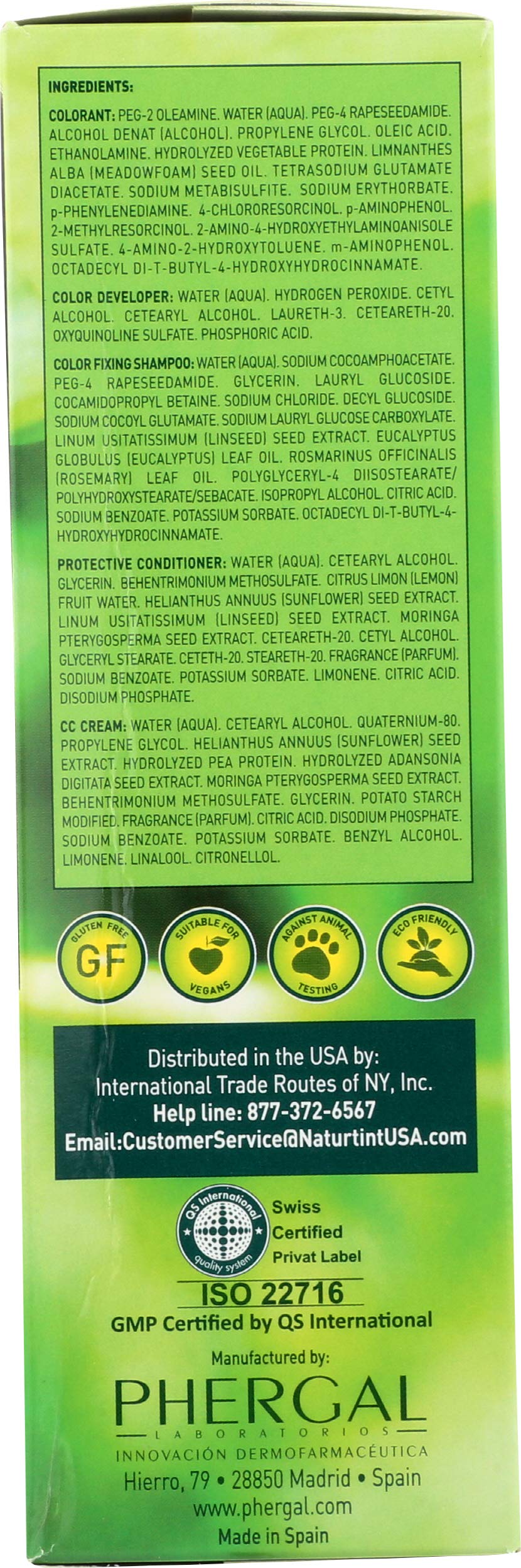 Naturtint Permanent Hair Colors Light Golden Chestnut (5G) 5.28 Fl. oz.