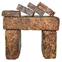 Plant Guru Raw African Black Soap 5 oz. Bar - Pure & Natural Traditional Skincare for Face, Body & Hair | Handmade Cleanser for All Skin Types Beauty & Personal Care Plant Guru