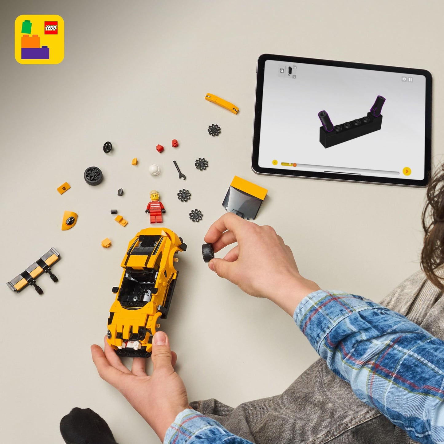 LEGO Speed Champions Porsche 911 GT3 RS 77239, Supercar Building Toy for Kids Ages 9+, Sports Car Model Set & Gift for Boys, Girls & Racing Fans