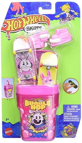 Hot Wheels Skate Vehicle Toy Pack of Erasers Erasers Bubble Explosion for Children 5 Years and Up, HWN49