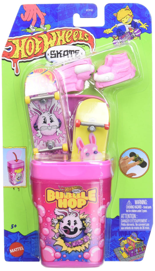 Hot Wheels Skate Vehicle Toy Pack of Erasers Erasers Bubble Explosion for Children 5 Years and Up, HWN49