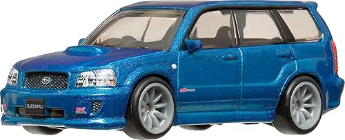 Hot Wheels Premium Car Culture Collectible Toy Car, 1:64 Scale Die-Cast Subaru Forester STI, Modern Classics Vehicle with Real Riders Tires