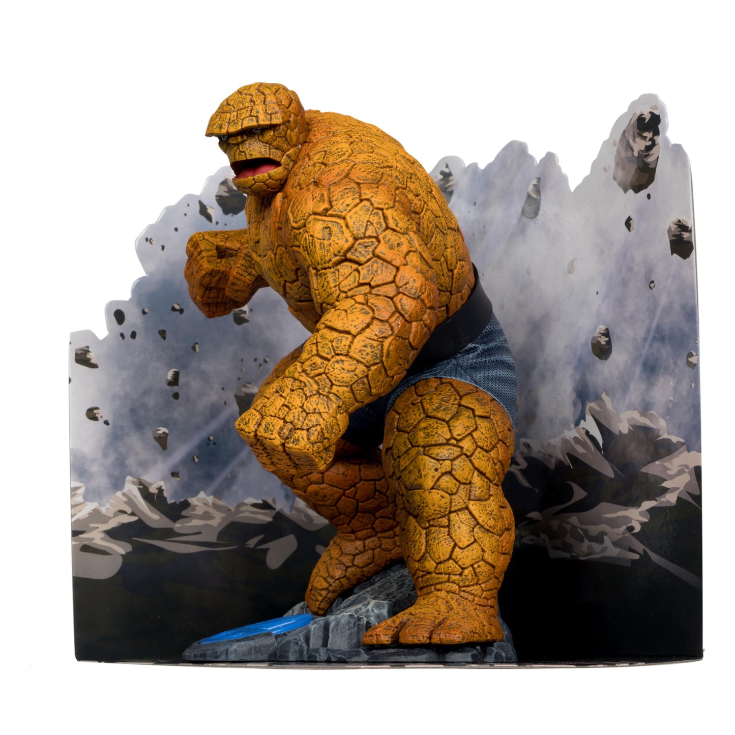 McFarlane Toys Marvel The Thing 1:10th Scale Collectible with Scene (Fantastic Four #642)