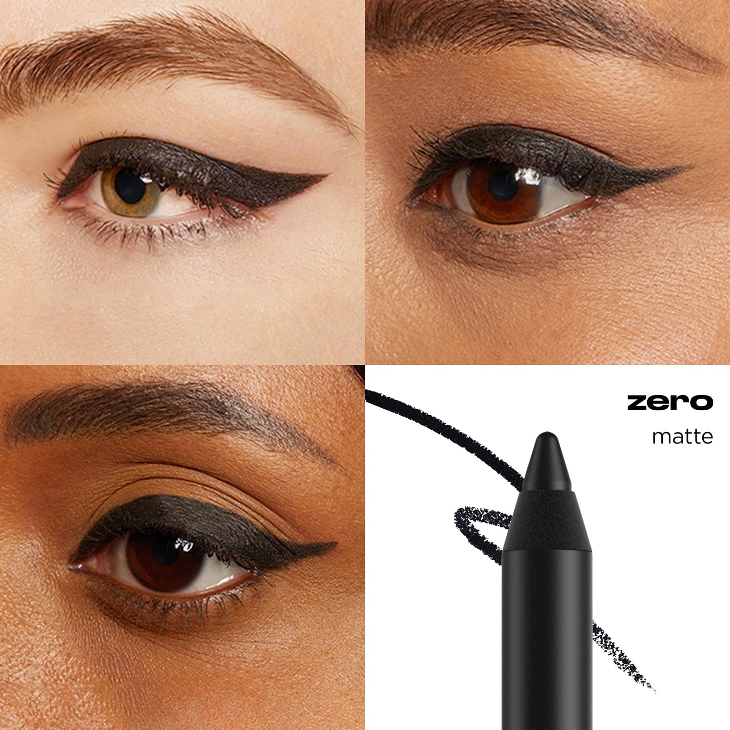 URBAN DECAY 24/7 Glide-On Waterproof Eyeliner Pencil - Smudge-Proof, Long-Lasting, Transfer-Proof, Up to 16HR Wear, Smooth No-Tug Formula, Zero (Matte
