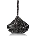 Jessica McClintock Staci Mesh Wristlet Pouch, Black