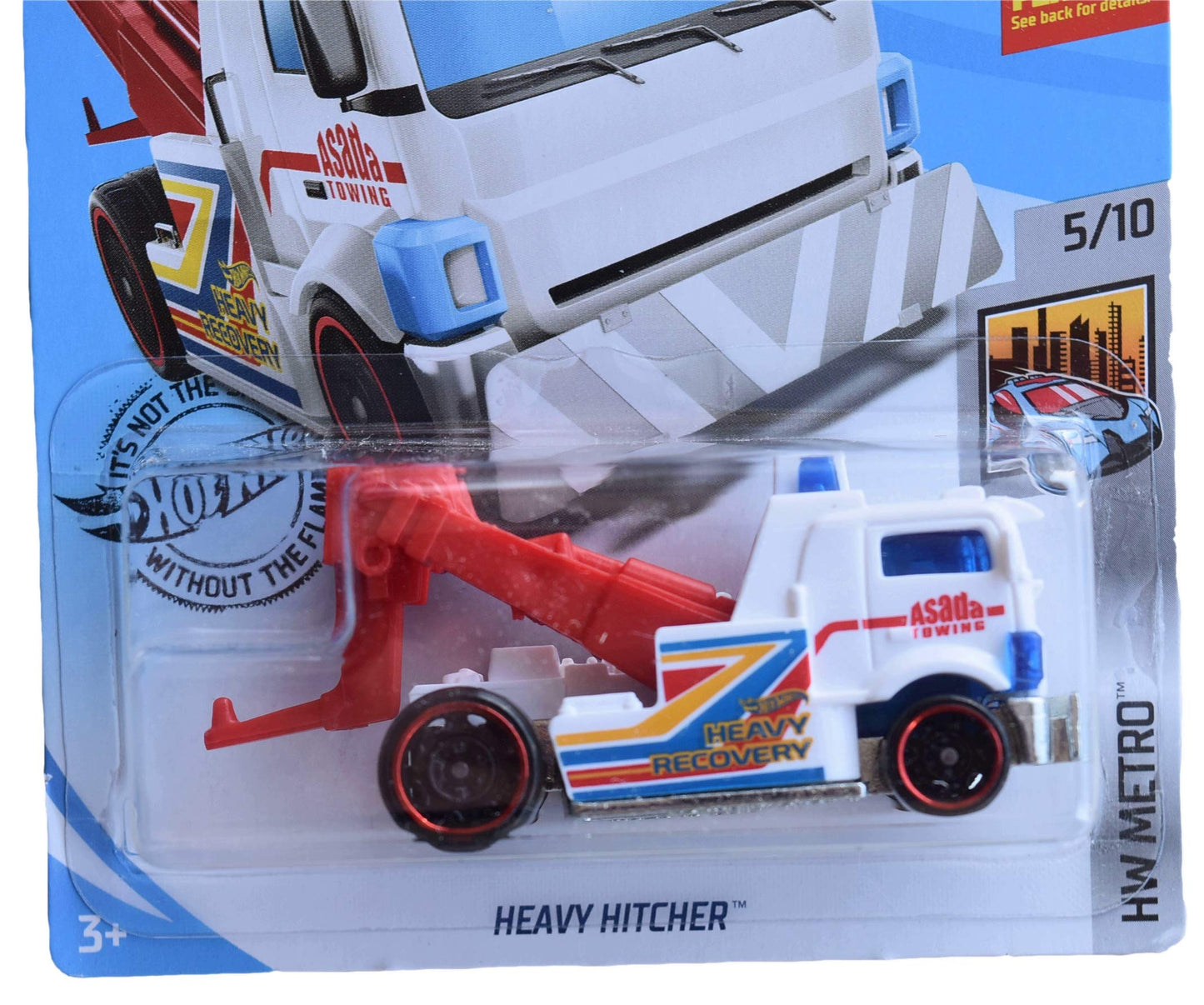 Hot Wheels Metro Series 5/10 Heavy Hitcher 129/250, White/red