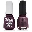 China Glaze Gelaze Tips and Toes Nail Polish, Evening Seduction, 2 Count Beauty & Personal Care China Glaze