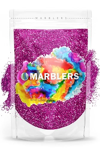 MARBLERS Twinkle Glitter [Hot Plum] 3oz (85g) | Fine | Non-Toxic, Vegan, Cruelty-Free | Face, Body, Eyeshadow, Hair, Festival, Party Makeup | Nail