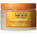 Cantu Shea Butter Define And Shine Custard 12 Ounce Jar (Pack of 6)