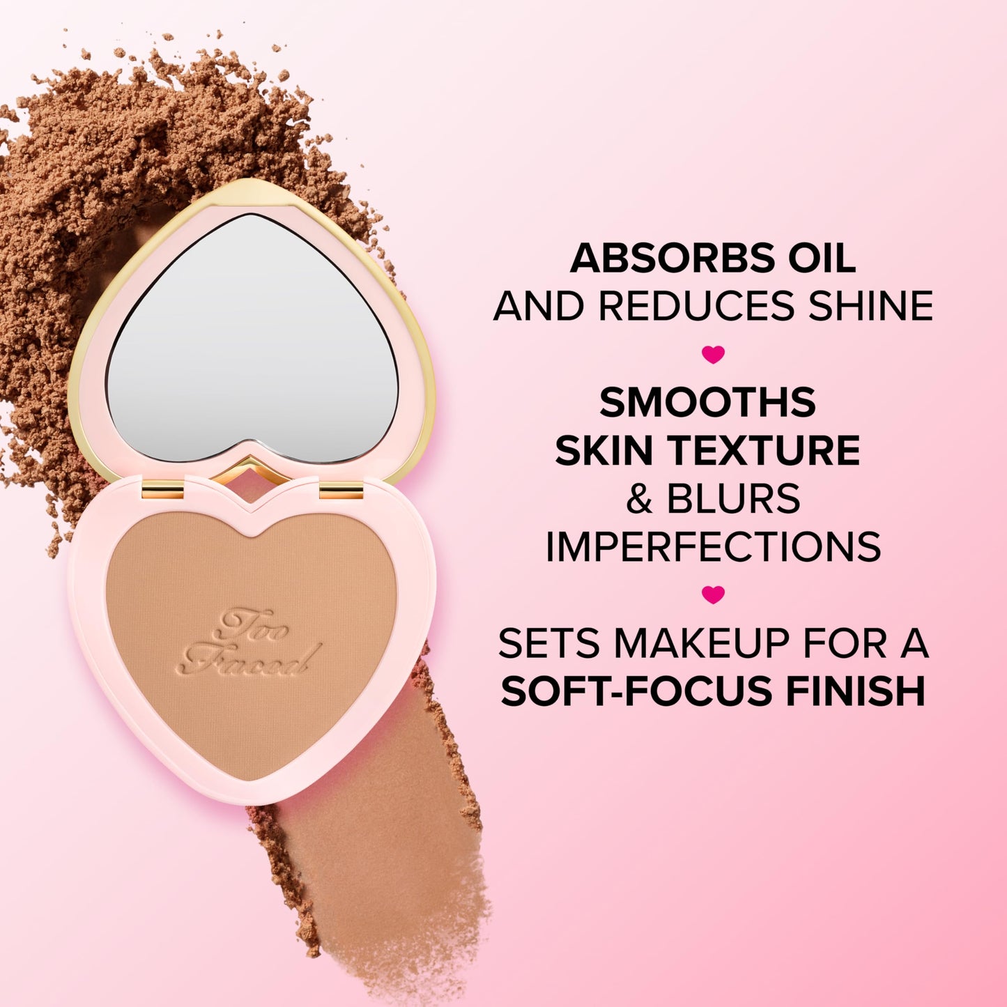 Too Faced Born This Way Soft Blur Flexible Finish Setting Powder | Blurring, Silky Smooth Pressed Powder Formula + Soft Focus Finish, Non-Comedogenic