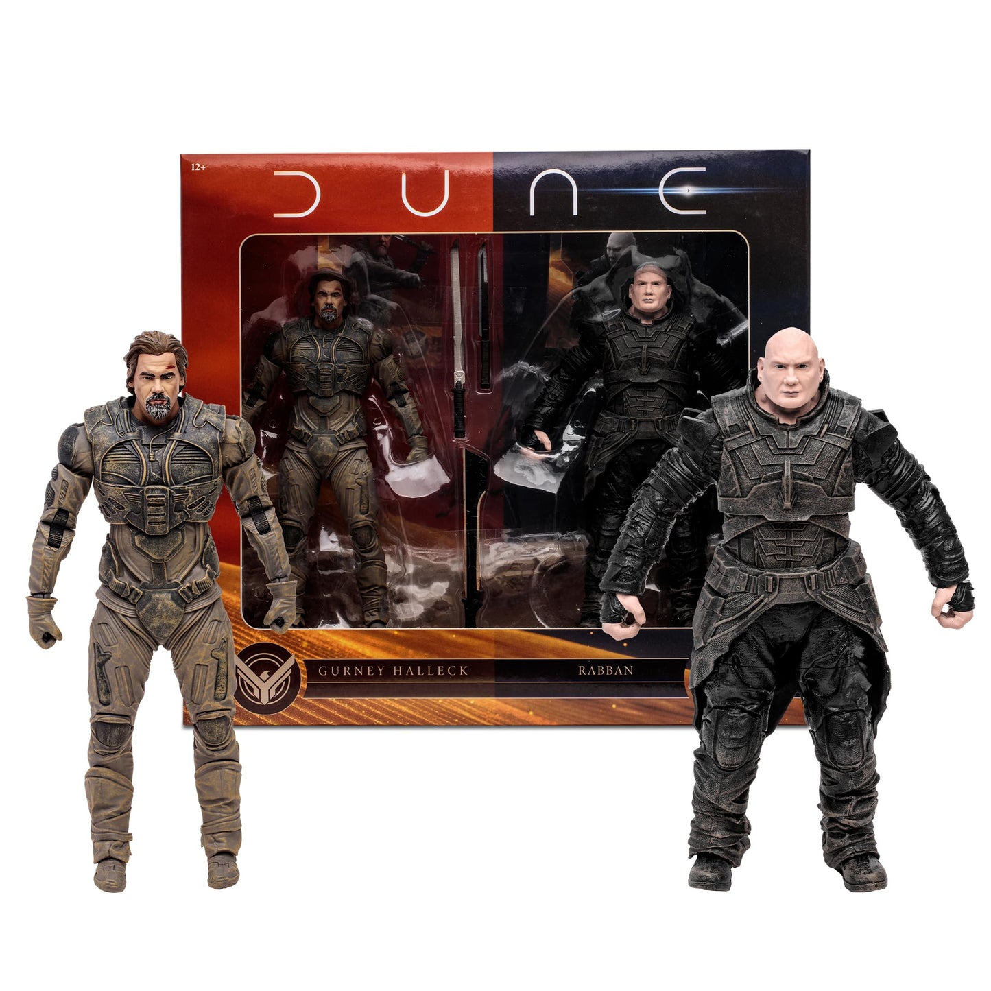McFarlane Toys - Dune: Part Two Gurney Halleck & Rabban 2pk
