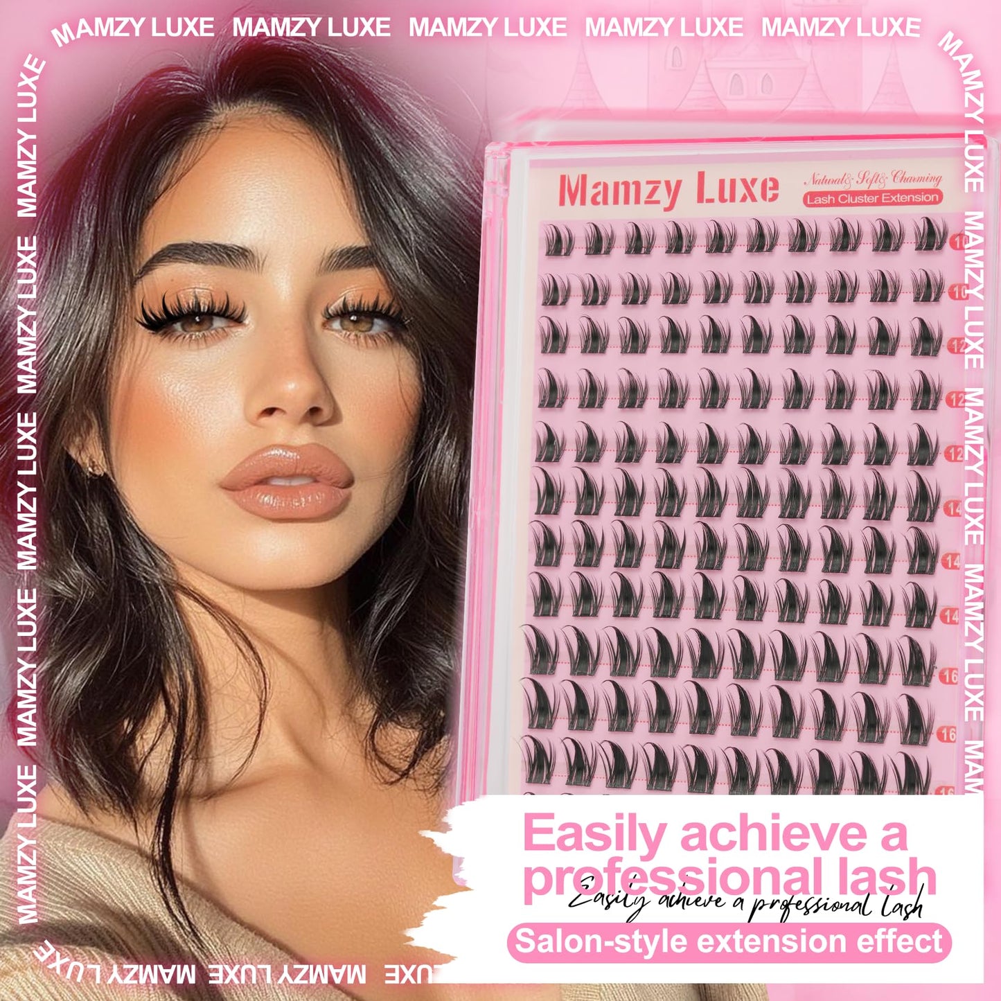 Manga Lash Clusters Wispy 10-16MM Spiky Eyelash Clusters CC Curly Natural Cluster Eyelash Extensions DIY Versatile Anime Eye Lashes Clusters Extension Beauty and Personal Care Mamzy Luxe
