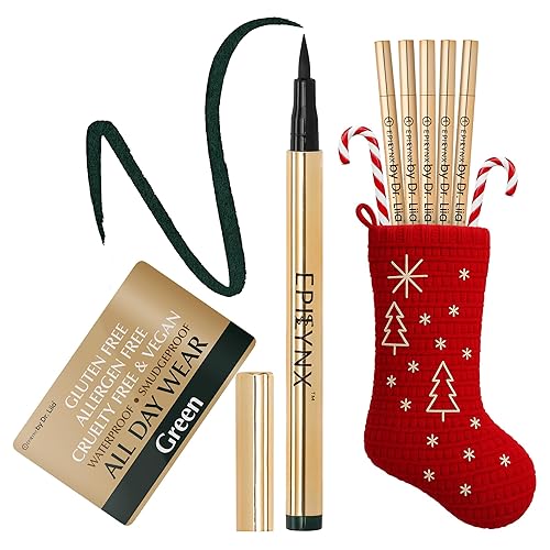 Liquid Eyeliner - Hypoallergenic Eyeliner with Fine Brush Tip, Long-Lasting Waterproof Eye Liner - Cruelty-Free, Vegan, Hypoallergenic, Gluten-Free