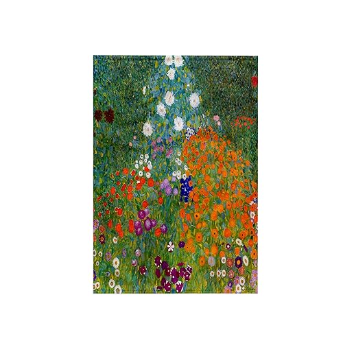 3dRose Towel, Gustav Klimt-Flower Garden