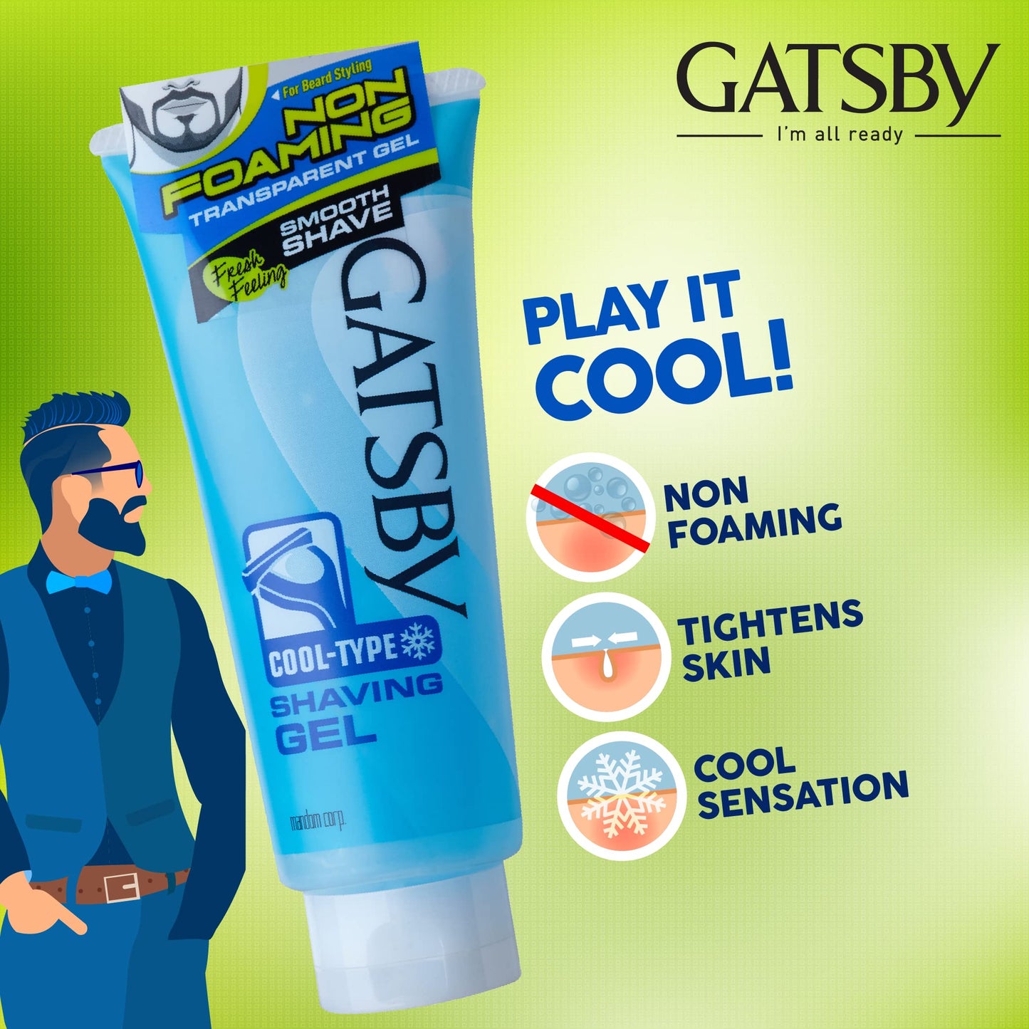 MANDOM Gatsby Shaving Gel