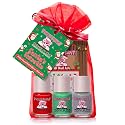 Piggy Paint | 100% Non-Toxic Girls Nail Polish | Safe, Cruelty-free, Vegan, & Low Odor for Kids | Santa's Sweetie (Christmas Holiday 3 Polish + Nail Beauty & Personal Care Piggy Paint