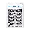 Broadway Eyes Strip False Eyelashes Multipack Fake Eyelashes Natural to Dramatic Look Lash Set 5 Pairs (09)