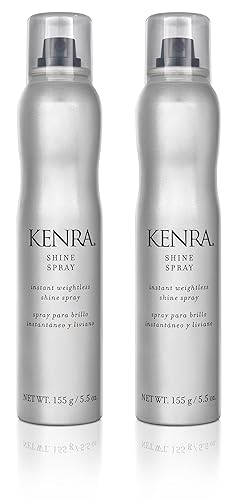 Kenra Professional Shine Spray | Instant Weightless Shine Hairspray | Tames Frizz & Flyaways | Enhances Color Vibrancy | Lightweight, No Hold | All