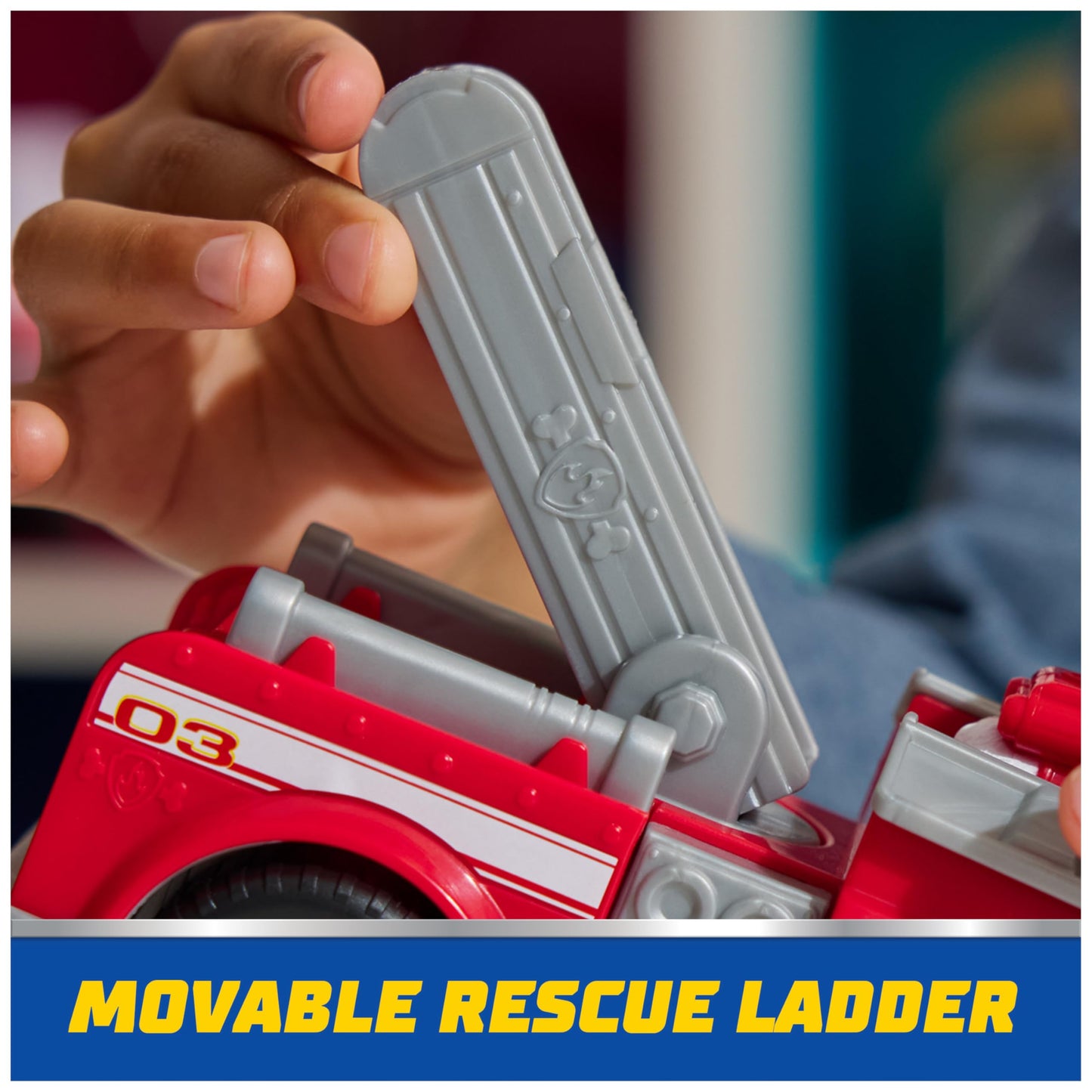 PAW Patrol, Marshall’s Firetruck, Toy Vehicle with Collectible Action Figure, Sustainably Minded Kids Toys for Boys & Girls Ages 3 and Up