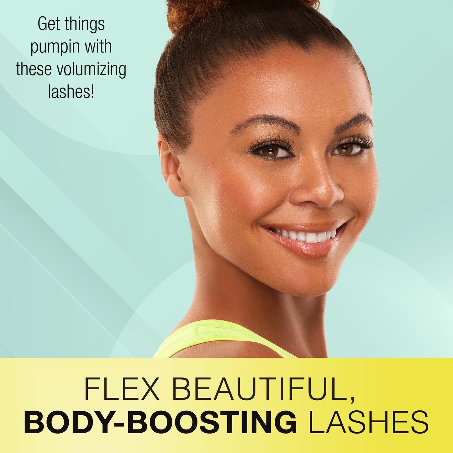 Ardell Active Lash - Pump’n, False Eyelashes, Sweat-Proof Strip Lashes, Water-Resistant, Lightweight, 4 Pairs, 1 Pack