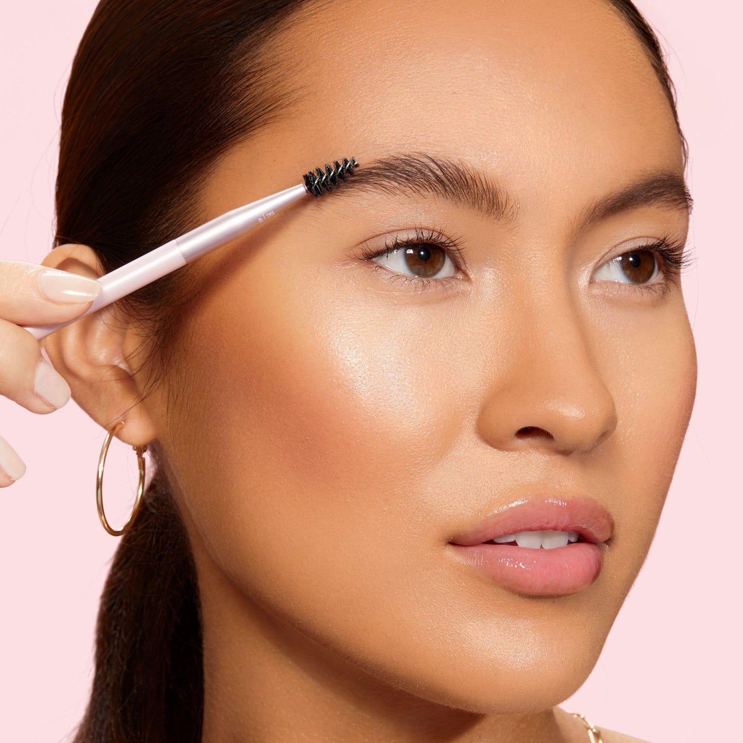 Real Techniques Brow Shaping Set, Spoolie, Tweezers & Brow Brushes, Dual-Ended Tools, For Styling, & Shaping Eyebrows, Get Full, Fluffy Brows