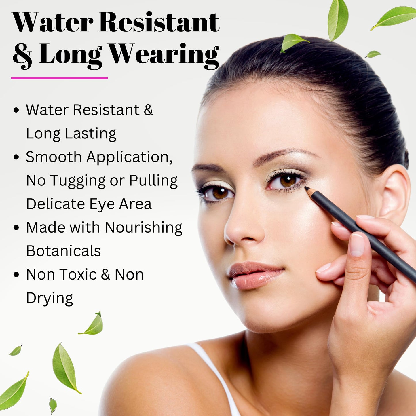 Fifth & Skin Better'n Ur Eyes Eyeliner Pencil (DARK BROWN) - NATURAL - Hypoallergenic - Sensitive Eyes - Gluten Free - Cruelty Free - Paraben Free…