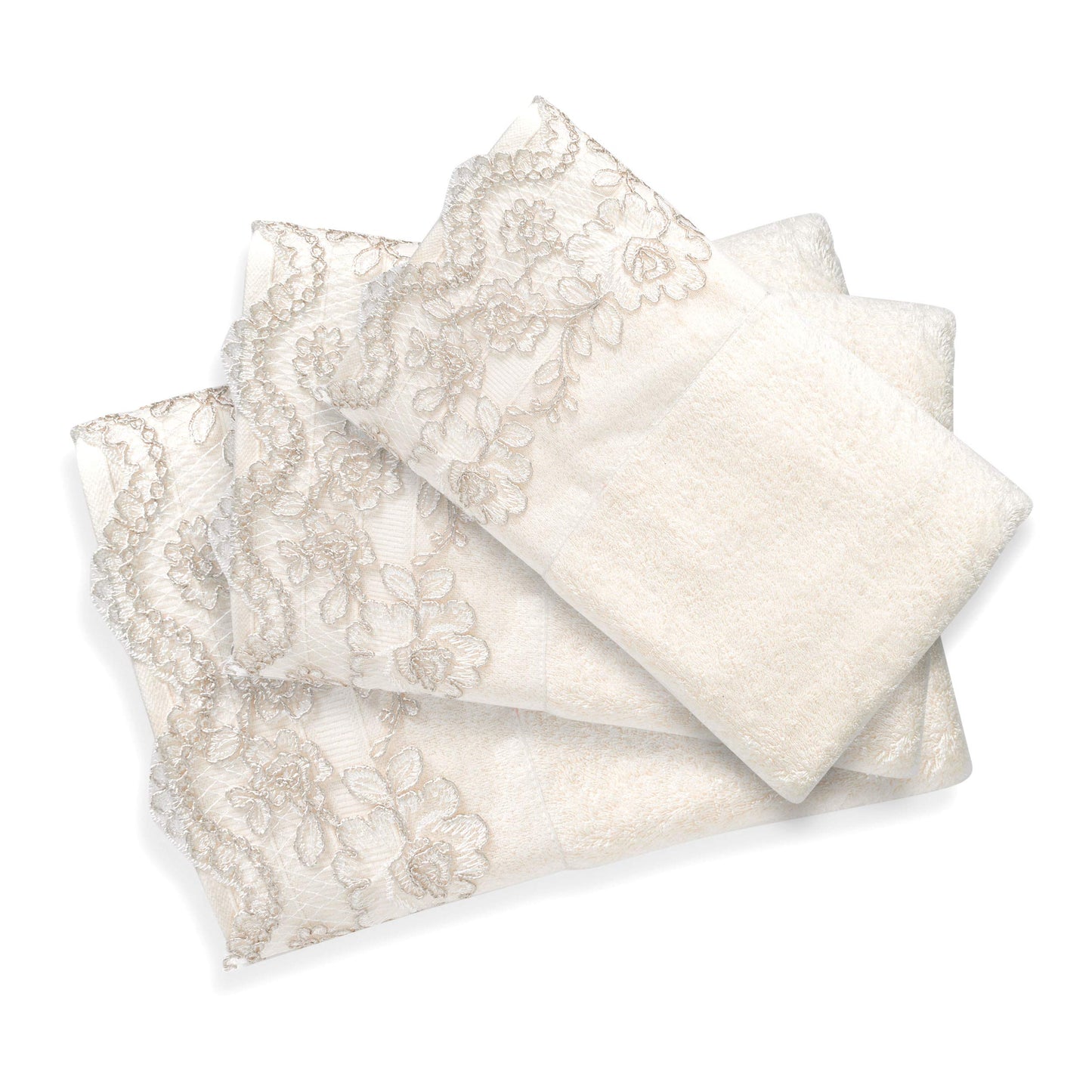 Rose Vine 3PC Towel Set