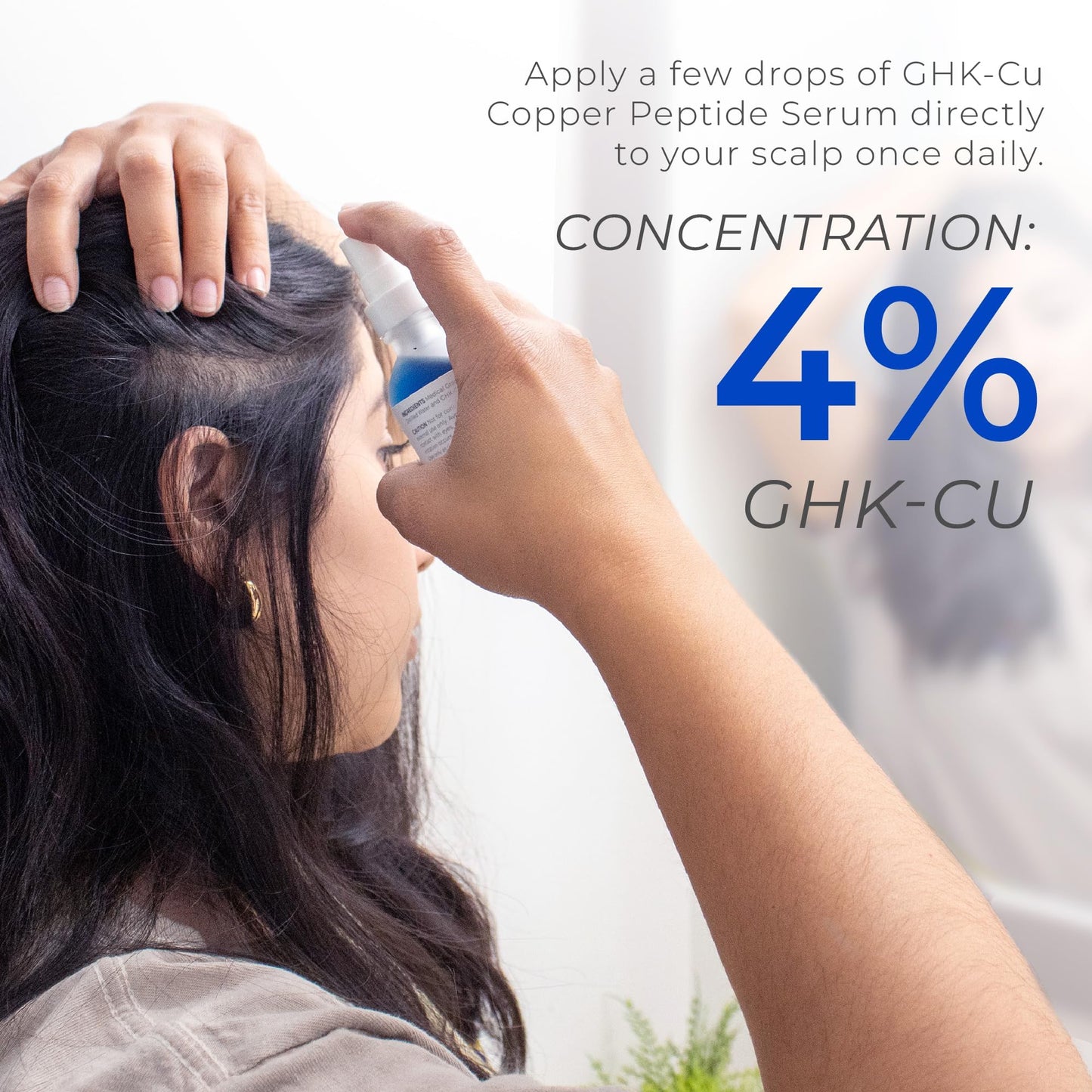 Neurogan GHK-Cu Copper Peptide Hair & Scalp Serum - 2400mg, 4% Copper Peptides - Fast-Absorbing, Water-Based Formula for Hair Softness & Shine Beauty and Personal Care Neurogan