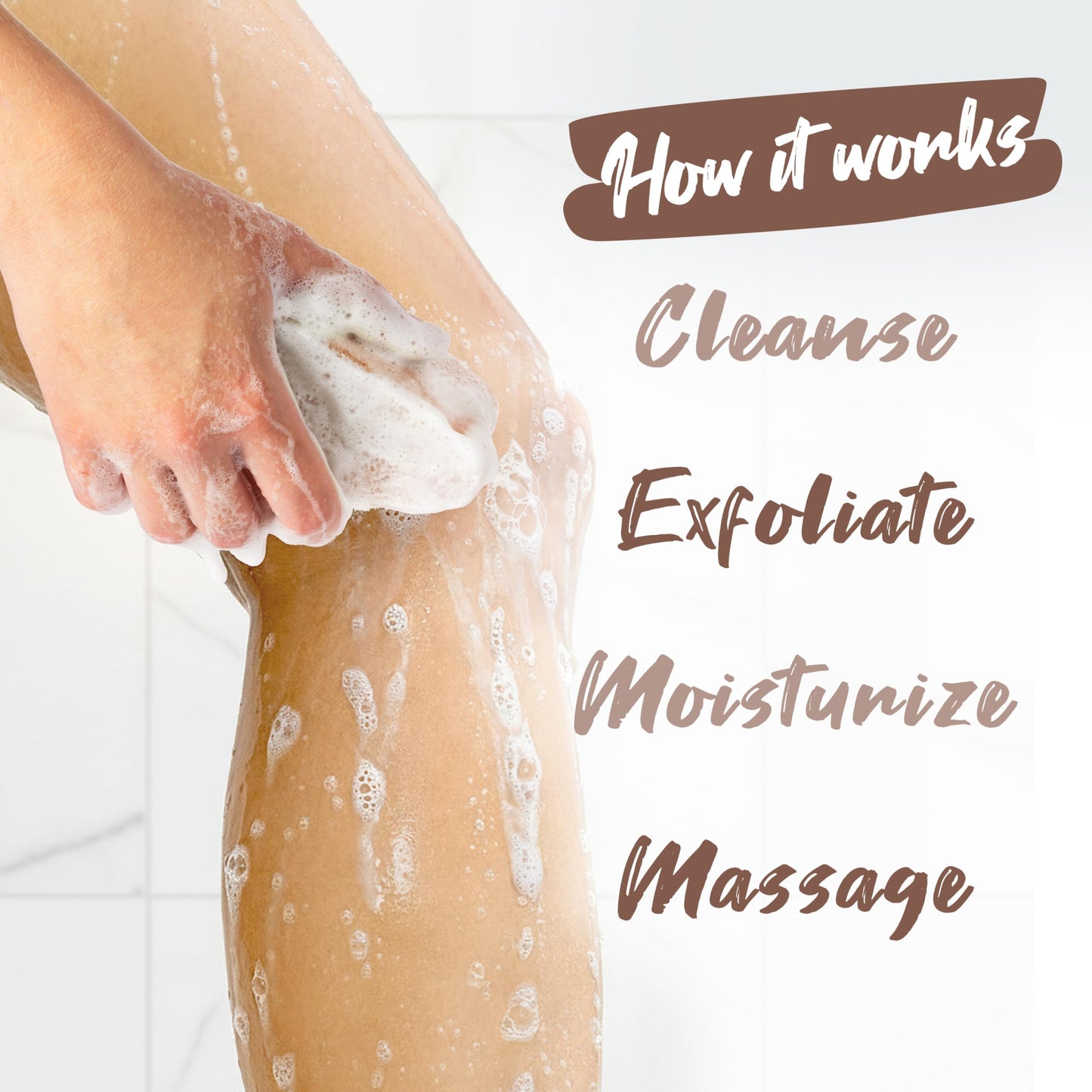 Spongeables Anti Cellulite Body Wash in a 20+ Wash Sponge, Coffee, 1 Count Beauty and Personal Care Spongeables