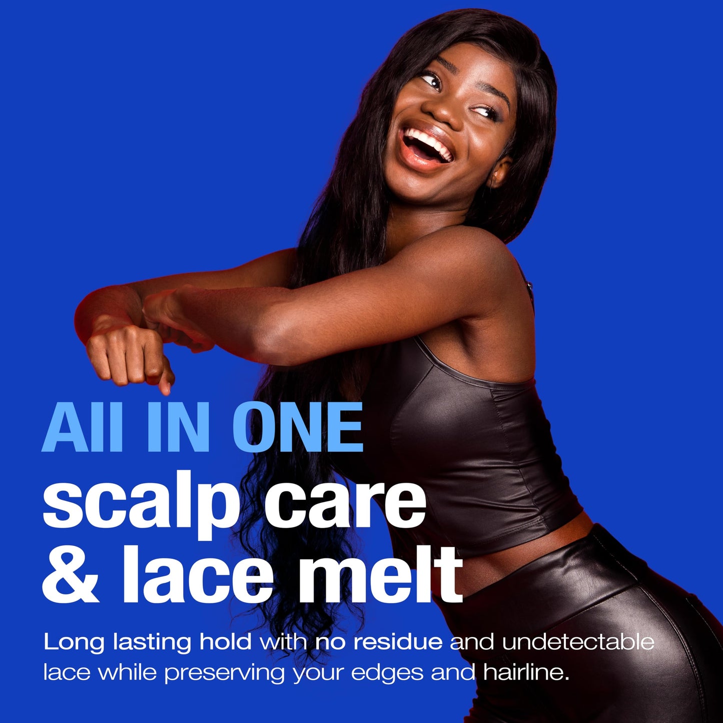 EBIN New York Wonder Lace Melt Spray – 6.08 oz Keratin & Biotin Infused, Long-Lasting Hold, No Residue, Preserves Edges & Undetectable Lace