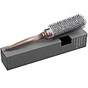 Osensia Round Brush for Blow Drying 1.3 Inch, Vented Hairbrush for Styling, Salon Blowouts, All Hair Types, Ionic, Ceramic, Builds Hair Volume