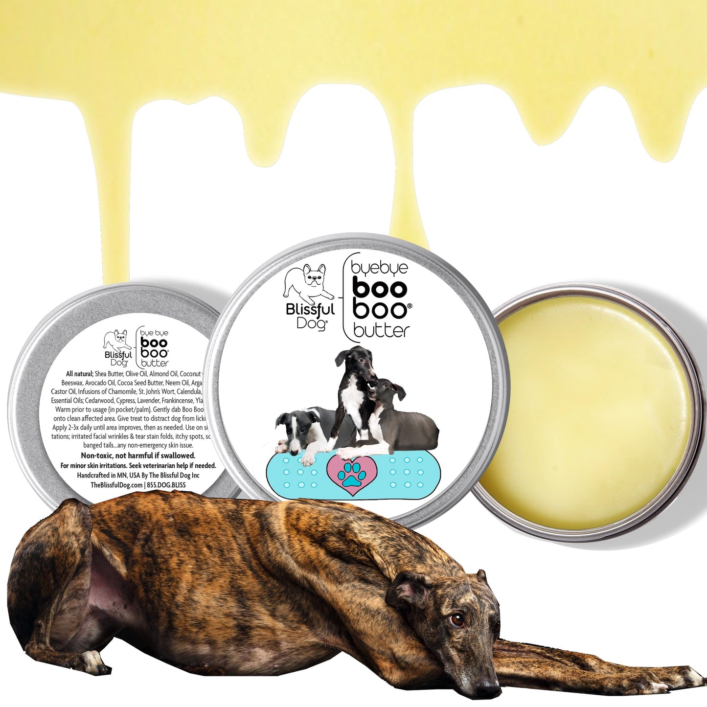 The Blissful Dog Greyhound Boo Boo Butter, 4-Ounce Beauty and Personal Care The Blissful Dog