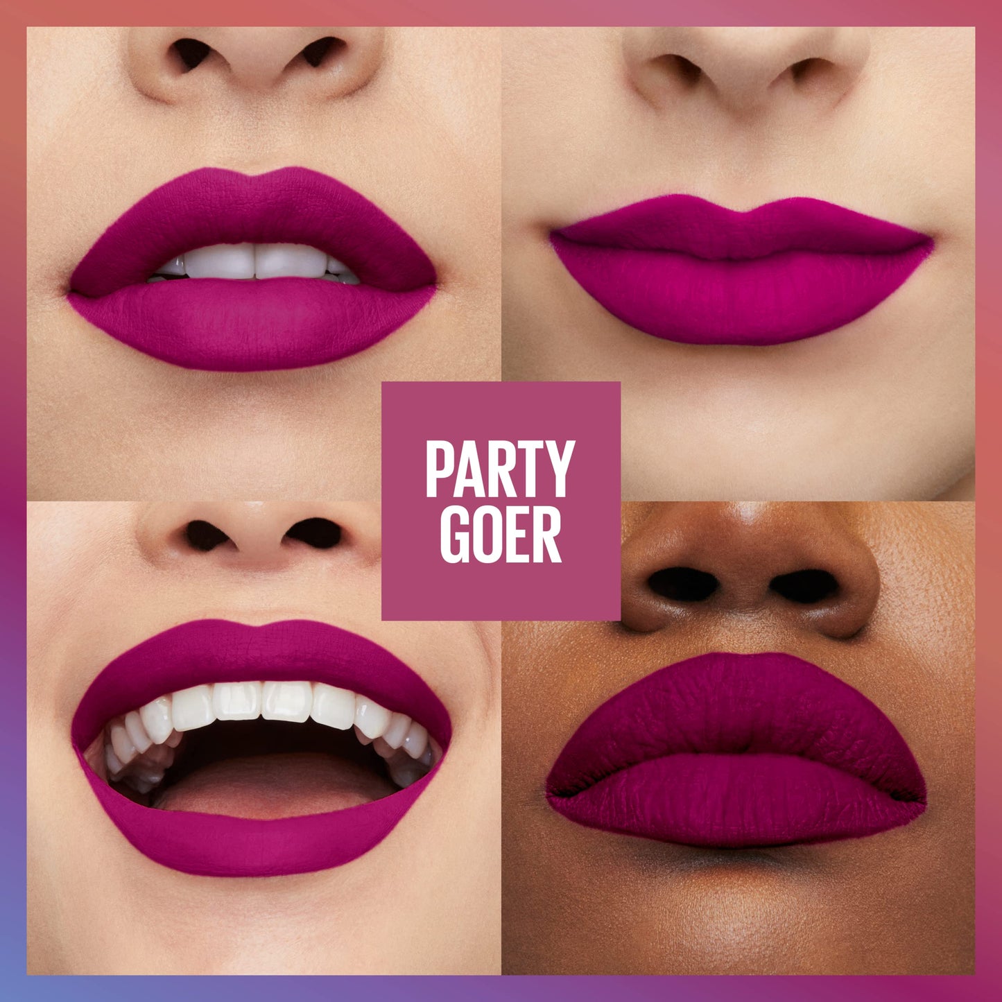 MAYBELLINE New York Super Stay Matte Ink Liquid Lipstick, Transfer Proof, Long Lasting, Limited Edition Birthday Cake Scented Shades, Party Goer, 0.17