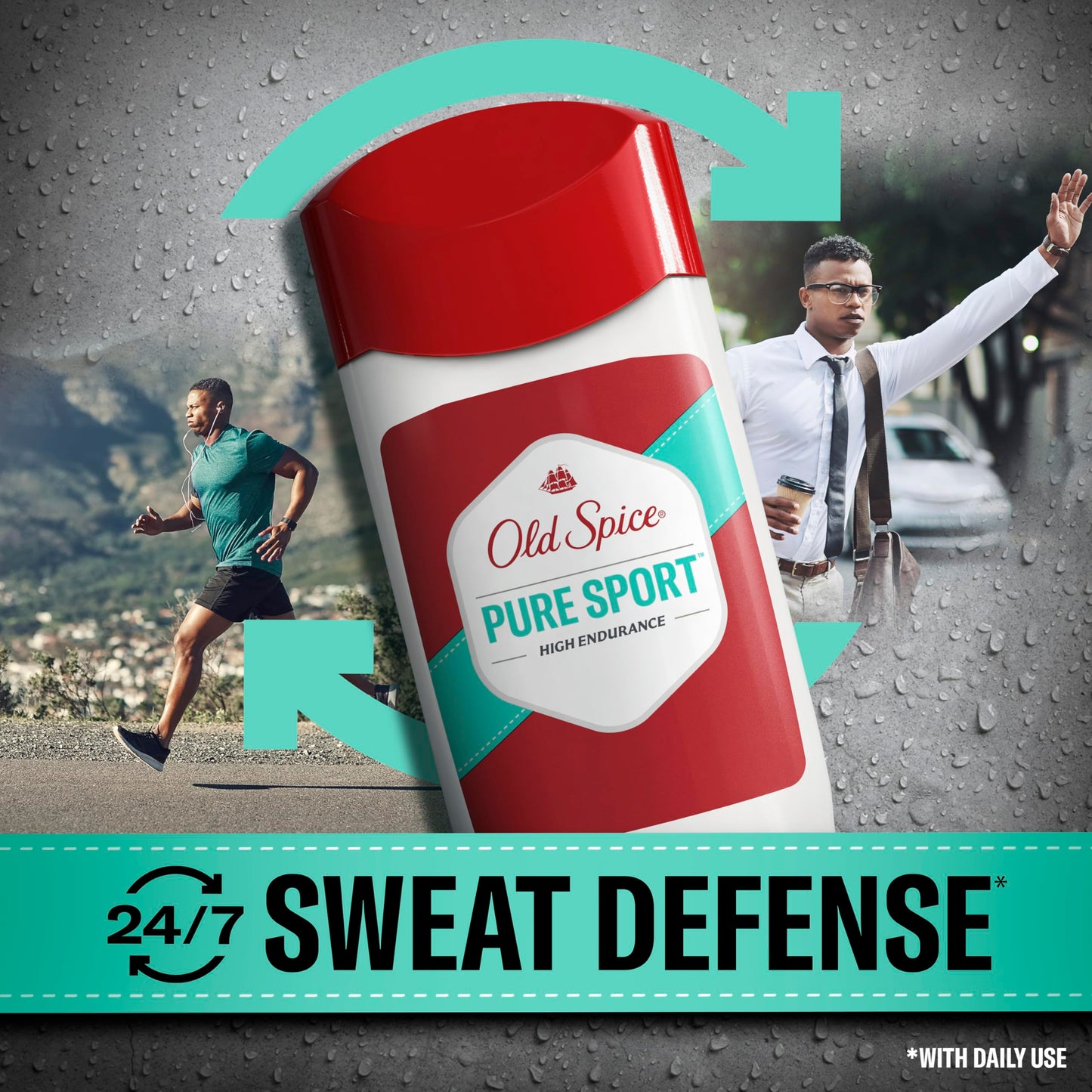 Old Spice Antiperspirant Deodorant For Men, High Endurance, 24/7 Sweat Defense & Odor Protection, 24/7 Freshness & Lasting Scent, Pure Sport Scent Beauty and Personal Care Old Spice
