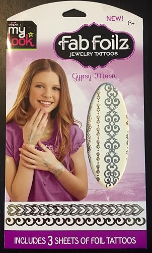 Shimmer and Sparkle Fab Foilz Body Art - Gypsy Moon