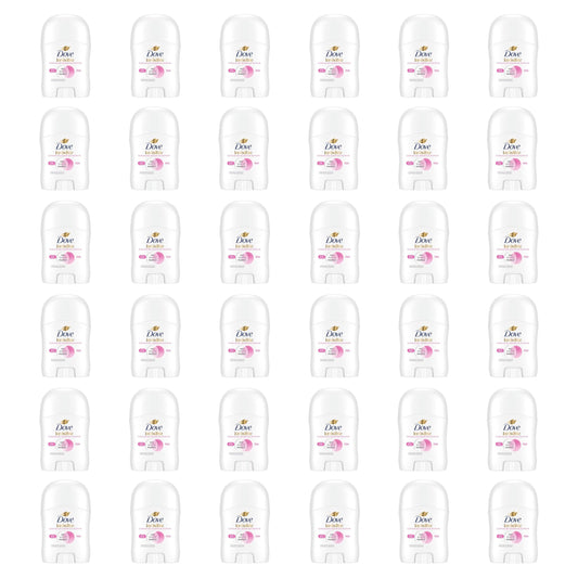 Dove Advanced Care Antiperspirant Deodorant Stick for Women Pack of 36 Clear Finish Trial and Travel Size 0.5 oz Beauty and Personal Care Dove