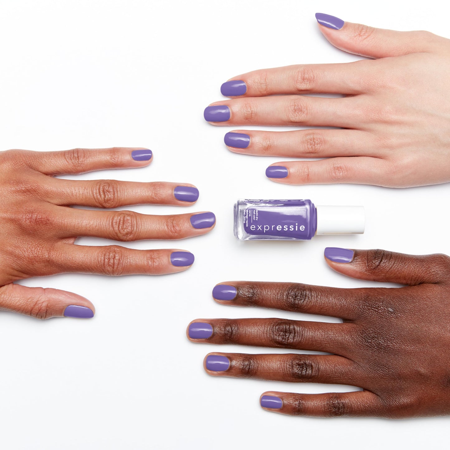 essie Expressie Nail Polish, Quick-Dry Purple Nail Polish, Power Moves, Vegan, Choreo Queen, 0.33 fl oz Beauty & Personal Care essie