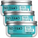 TIGI Bed Head Manipulator Hair Putty 3-Pack - Firm Hold Paste, Hair Styling Products for Women and Men, Frizz Control, Anti-Humidity, Tropical Fruit
