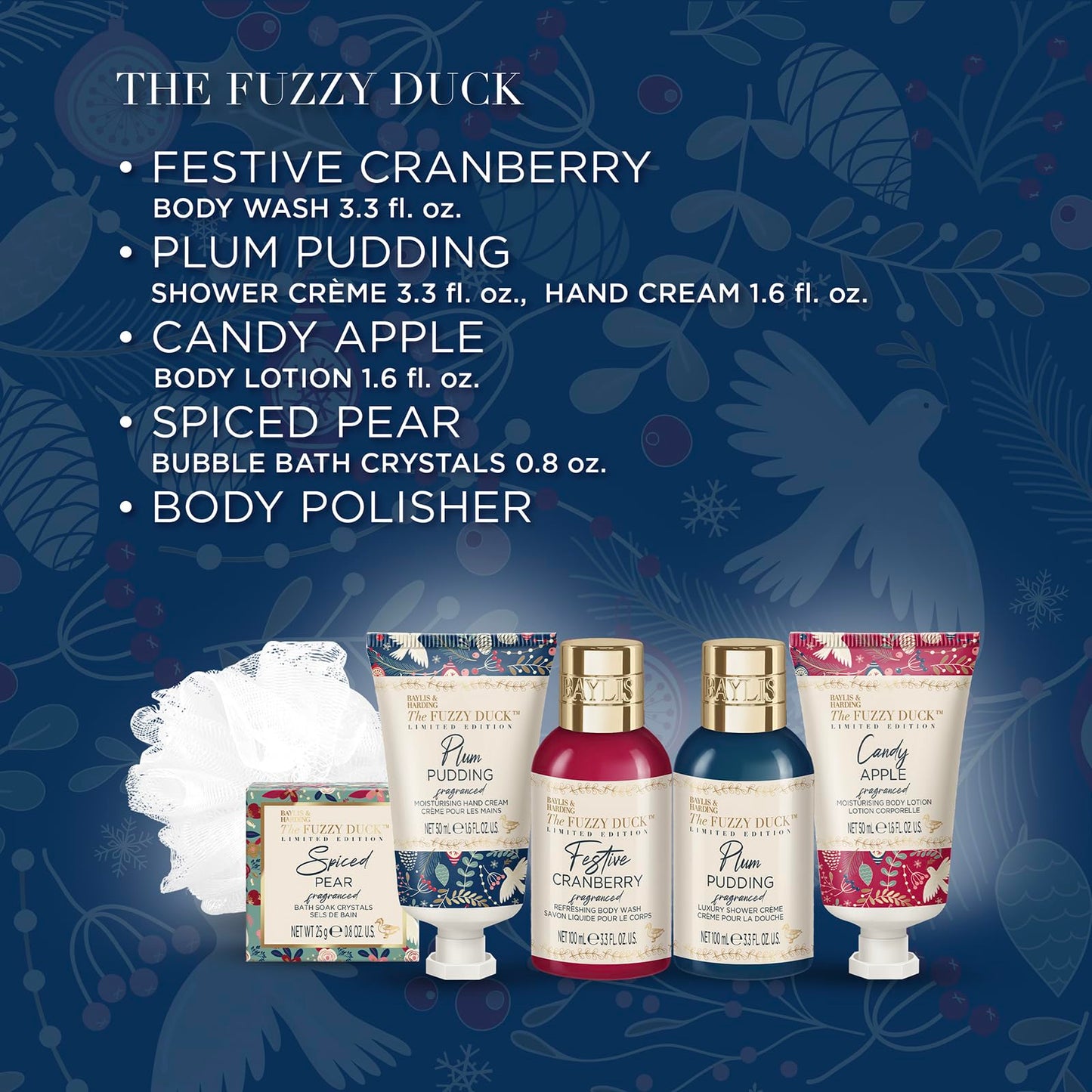 Baylis & Harding The Fuzzy Duck Winter Wonderland Luxury Pamper Present Gift Set For Women - Vegan Friendly