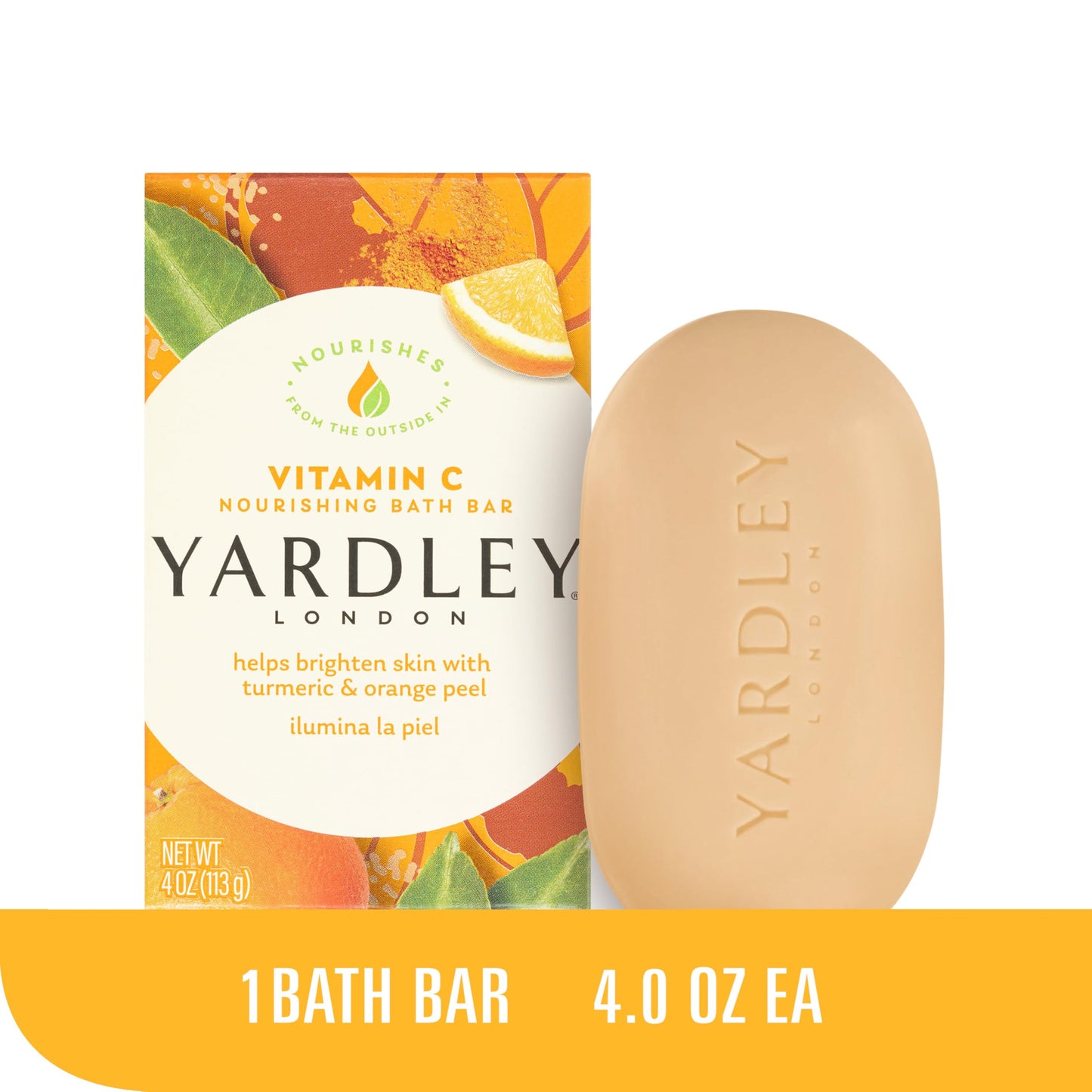 Yardley, London Vitamin C Bath Bar, 4 Ounce Beauty & Personal Care Yardley